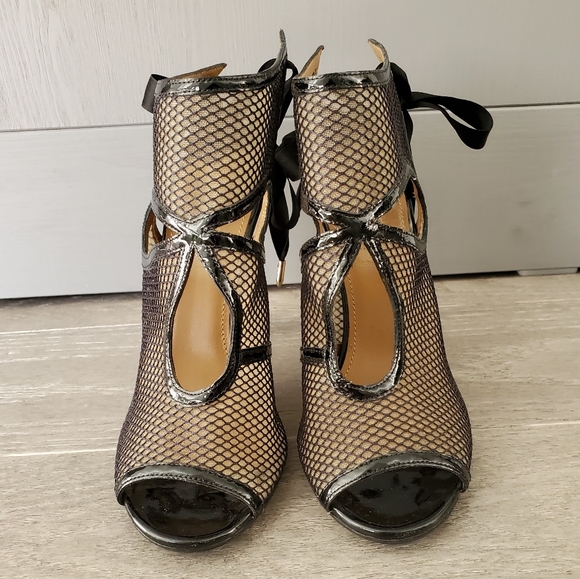 Aquazurra Sexy Thing Mesh Booties - Picture 2 of 8